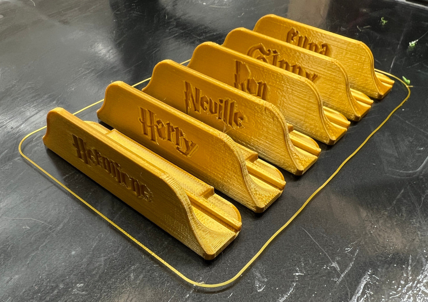 Harry Potter Hogwarts Battle Board Game Character Card Holders v2 3D printed Accessory