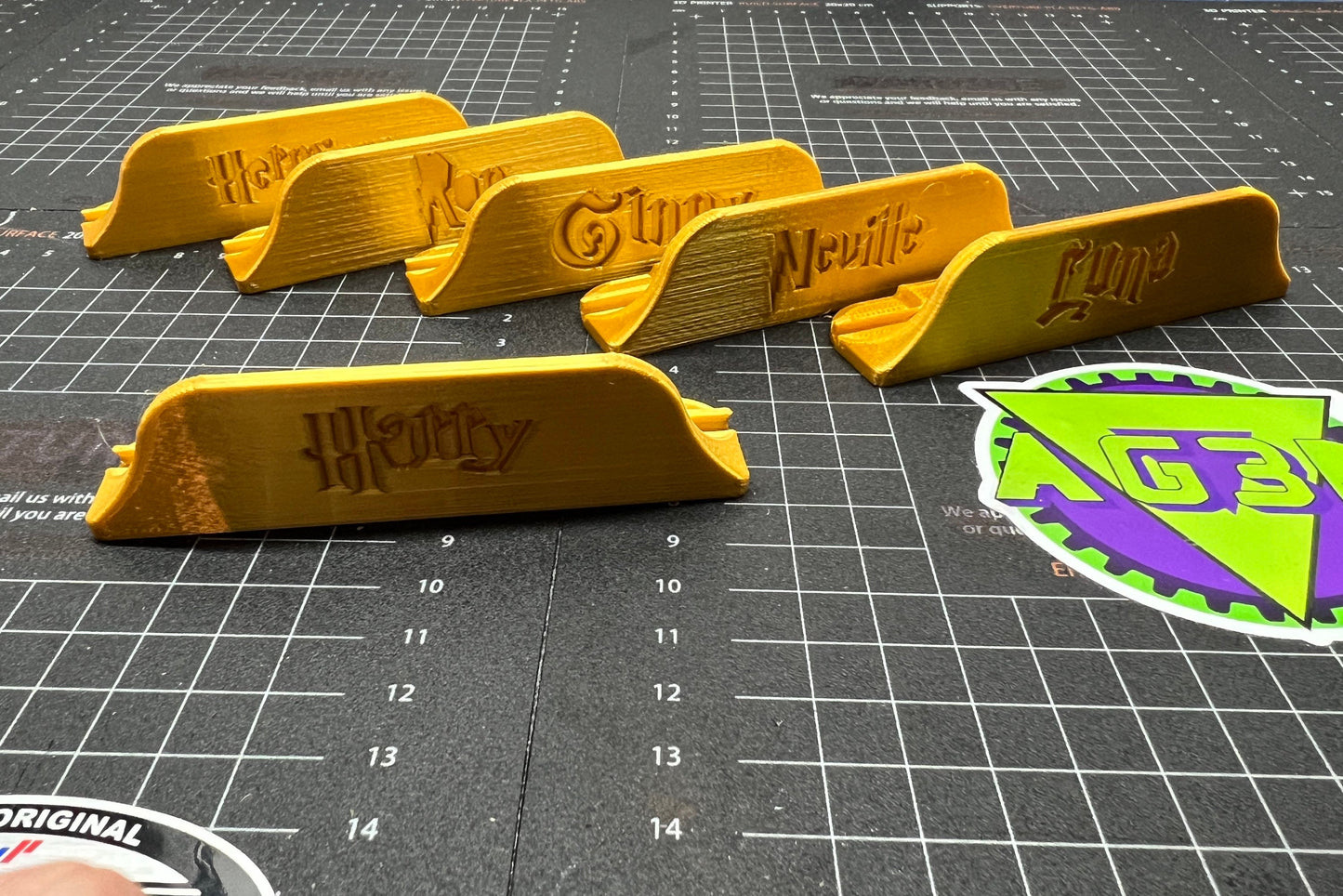 Harry Potter Hogwarts Battle Board Game Character Card Holders v2 3D printed Accessory